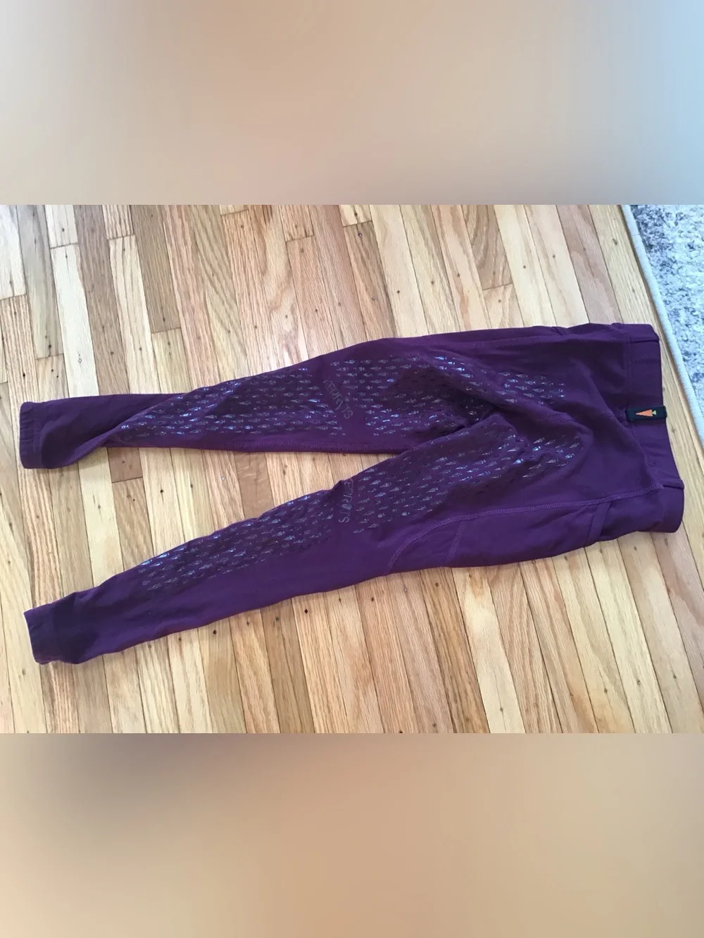 Kerrits Purple Riding Breeches kids Size S